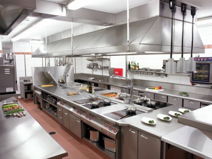 Tiêu chuẩn Thiết kế thi công bếp công nghiệp, bếp nhà hàng khách sạn đẹp và hiện đại